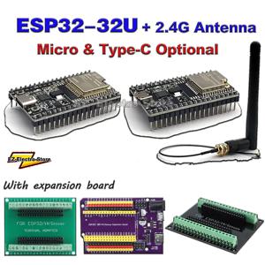 ESP32-WROOM-32U WROVER 모듈 WIFI 모듈 2.4G 안테나 선택 가능 ESP32 개발 보드 WROOM-32U 아두이노+용