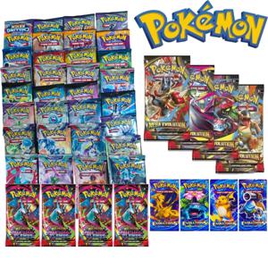 포켓몬 카드 팩당 9+1장 TCG 메가 에볼루션 팬텀말 플레임스 부스터 박스 트레이딩 카드 게임 컬렉션 세트 영어 포켓몬