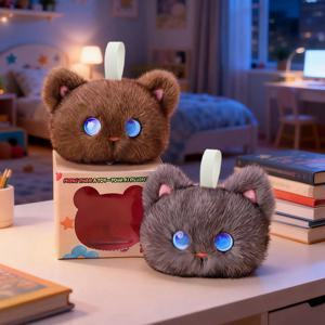 AI 플러시 인형 AI 플러시 인형 스마트 인터랙션 감정적 동반자 학습 보조 메모리 트레이너 지능형 로봇 (테이블용)