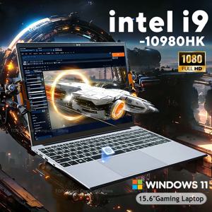 윈도우 11 노트북 인텔 코어 i9 10980HK 컴퓨터 PC 15.6인치 16GB 램 1TB/2TB SSD 오피스 노트북 4K 지문인식 잠금해제 노트북