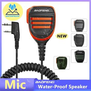 Baofeng 워키 토키 스피커 마이크 UV5R UV-16 Pro UV-13 Plus 양방향 라디오 QuanSheng UV-K5(8) UV-K6 용 방수 PTT 마이크