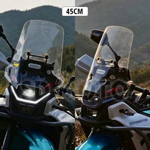 CFMOTO 450MT 450 MT MT450 오토바이 액세서리 용 45CM 스크린 앞 유리 윈드 스크린 윈드 디플렉터 Viser Visor Transparent