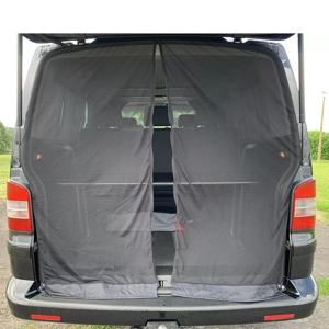 VW T5 T6 트랜스포터 모터홈 카라반 캠퍼밴 RV 부품용 RV 테일게이트 바른 도어 자석식 곤충 모기 파리 차단망