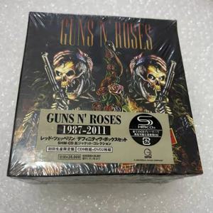 하드 록 박스 세트 다크 9CD+2DVD 고딕 해골 & 꽃무늬 아트워크 커버 고품질 오디오 디스크 락 팬들을 위한 프리미엄 수집품