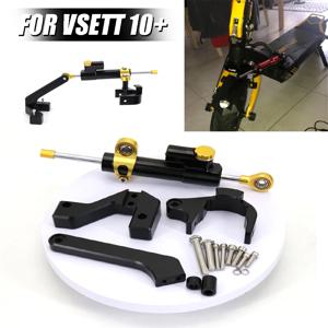 새로운 VSETT 10 + 전동 스쿠터 스티어링 컬러 옵션 충격 흡수 장치 안정기 마운트 VSETT 10 + 손떨림 방지 진동 키트