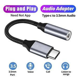 USB C타입 to 3.5mm 잭 AUX 어댑터 C타입 오디오 케이블 이어폰 케이블 컨버터 (아이폰 16, 15 Pro Max, 삼성 갤럭시 S24, S23 호환)