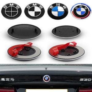 1개 74mm 82mm 자동차 전면 그릴 장식용 전면 커버 배지 액세서리 BMW E30 E38 E39 E46 E60 E61 E90 X1 X3 X4 X5 X6 E70용