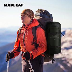 MAPLEAF 메이플리프 침낭 압축팩 아웃도어 백패킹 압축 수납 가방 방수 보관 가방 압축백
