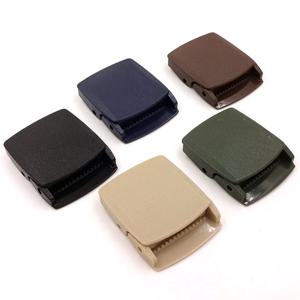 5pcs 팩 32mm 와이드 다채로운 플라스틱 공예 벨트 버클 세트 조정 가능한 자동 DIY 남자 벨트 버클 군사 웨빙 클립