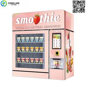 맞춤형 자판기 공급업체 야채 및 과일 스무디 자판기와 냉동 음료 스무디 주스