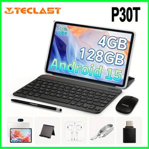 Teclast P30T 케이스 태블릿 10.1인치 디스플레이 Unisoc T606 8코어 4GB(+8GB 가상) 128GB 6000mAh 배터리 안드로이드 14 태블릿 L1 Wifi6