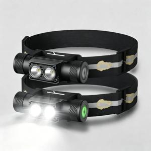 최신형 C타입 USB LED 헤드램프 낚시용 18650 헤드라이트 토치 사냥용 헤드램프 캠핑 헤드램프 손전등 러닝 헤드라이트