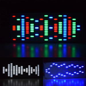 DIY 터치 키 225 세그먼트 LED 디지털 이퀄라이저, 음악 스펙트럼 음파 전자 키트, 빅 사이즈