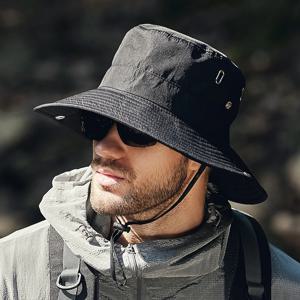 남성용 여름 양동이 모자 어부 모자 낚시 야외 양산 큰 챙 선 스크린 승마 하이킹 Suncreen Sunhat