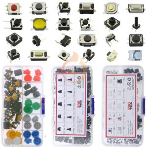미니 순간 촉각 푸시 버튼 스위치 자동차 원격 제어 터치 키 버튼 ON/OFF DIP SMD DIY 마이크로 스위치 혼합 키트