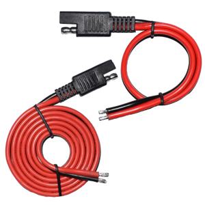 SAE 배터리 충전기 케이블, 14AWG-담배 라이터 플러그, SAE 퀵릴리즈 어댑터, 익스텐션 충전 케이블 와이어링 하네스