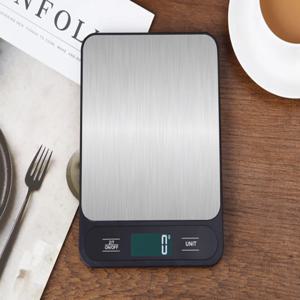 디지털 음식 저울 10kg 1g 전자 주방 베이킹 무게 측정 저울 스테인리스 스틸 5kg 1g 그램 온스