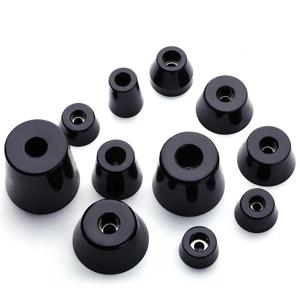 8pcs 발 패드 전체 고무 팁 테이블 상자 스피커 가구 다리 충격 스탠드 흡수기 가스켓으로 미끄럼 방지