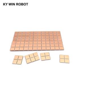 양면 구리 클래드 플레이트 DIY PCB 키트, 라미네이트 회로 기판, FR4 PCB, 6.5x7mm, 0.65x0.7cm, 6.5x7x1.0mm, 100 개