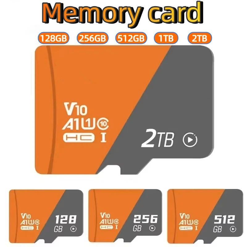 2TB TF SD 카드 메모리 카드 고속 TF/SD 128GB 256GB 512GB 1TB 미니 메모리 카드 클래스 10 카메라/휴대폰/컴퓨터용 2026