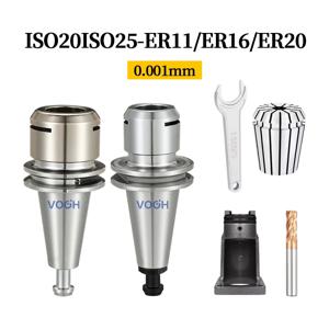 VOGH ISO10 ISO15 ISO20 ISO25 공구 홀더 ISO20 ISO25 T11 ER11MS ER16MS ER20MS SK10 D11.2 콜릿 척 공구 홀더 브래킷 도구