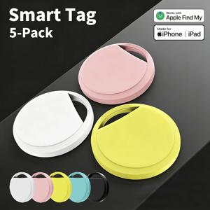 5팩 IOS 트래커 스마트 태그 휴대용 분실 방지 장치 애플 파인드 마이 앱용 수하물 열쇠 가방 장난감 찾기 아이폰용 MFI