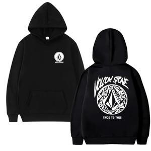 Volcom 남성용 후드티 긴팔 스웨트셔츠 힙합 패션 캐주얼 스트리트 야외 가을 및 겨울 스포츠웨어