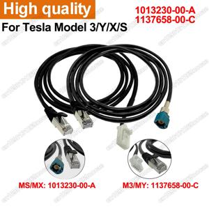 신형 1.5미터 진단 서비스 케이블 이더넷 테슬라 모델 3/Y 1137658-00-C 모델 S/X 1013230-00-A용