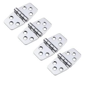 4개입 도어 힌지 76x38mm 해양용 스테인리스 스틸 힌지 보트용 3인치 x 1.5인치 창문 힌지 힌지 하드웨어 6홀 MAIMEIMI