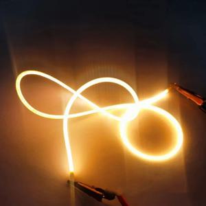 LED 플렉시블 초슬림 필라멘트 스파이럴 전구 12V 600mm 2200K 필라멘트 레트로 에디슨 전구 램프 부품 다이오드 라이트 스트립 장식
