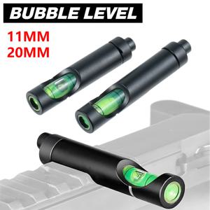 헌팅 스피릿 버블 레벨 광학 스코프 마운트 (20mm 피카티니 11mm 레일 스코프 레벨링 툴 키트) 사냥 액세서리