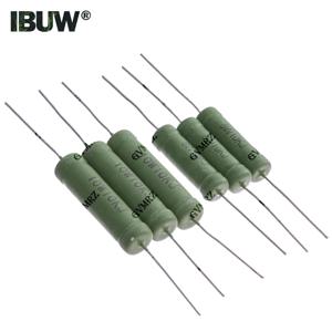 5PCS RX21 권선형 전력 저항기 DIP 타입 6W 10W 고전력 축형 저항기 0.05Ω–10KΩ 다양한 값