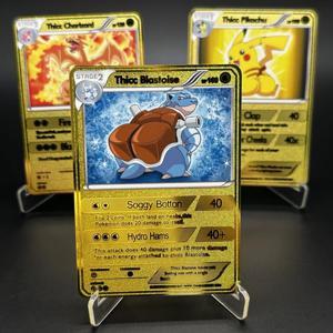 DIY 금속 PTCG 컬렉션 카드 재미있는 CHARIZARD VENUSAUR 자체 제작 단일 카드 클래식 게임 애니메이션 카드 선물 장난감