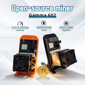 Bitaxe Gamma 601/602 비트코인 ​​솔로 채굴기 1.7~1.8TH/s – 오픈 소스 로터리 마이너 오버클럭 가능 ASIC, 개인용 암호화폐 채굴 장치