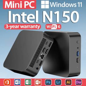 2026 미니 PC 인텔 N150 코어 i3 6100U 윈도우 11 컴퓨터 16GB 32GB DDR4 1TB 2TB SSD 4K HD 게이밍 휴대용 데스크탑 PC 게이머용