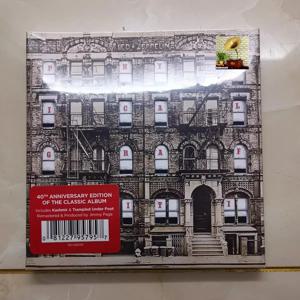 Led Zeppelin Physical Graffiti 40주년 기념판 음악 2CD 앨범 록 팬 수집가를 위한 클래식 하드 록 재미도감된 버전