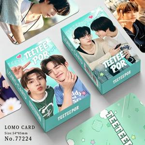 30PCS 태국 스타 TEETEEPOR 포토 카드 세트 TeeTee × Por 양면 HD 포토카드 팬 컬렉션 및 스크랩북킹용 LOMO 카드