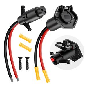 드래그 모터 플러그, 12V-24V 8/10 게이지 2선 트롤링 모터, 범용 보트 모터 퀵 연결 소켓