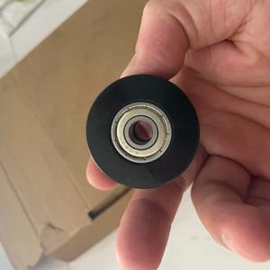 4pcs U형 그루브 풀리 나일론 가이드 풀리 롤링 베어링 8x40x20mm 기계 장비 또는 문 및 창문 구동용