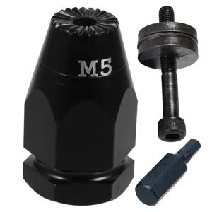 1세트 공압식 풀세터 리벳 너트 헤드 어셈블리 M5 연결봉 베어링 와셔 (에어 리베터 공압식 풀세터용)