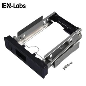 En-Labs 도구 무료 5.25인치 CD-ROM 공간 HDD 프레임/모바일 랙 변환기 인클로저 케이스 3.5인치 SATA 하드 드라이브 디스크 설치
