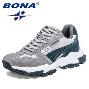 BONA 2023 운동화, 통기성 운동화, 편안한 스니커즈, 워킹 조깅화, 신상 디자이너