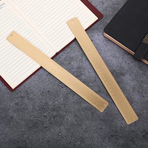 30CM 황동 눈금자 - 학교 어린이를 위한 직선 구리 측정 도구, 카와이 문구 선물 세트 및 사무용품