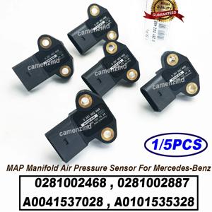 1/5PCS 0281002468   A 0041537028 0281006481   MERCEDESS-BENZ ACTROS MP2 ATEGO VARIO용 MAP 매니폴드 공기압 센서