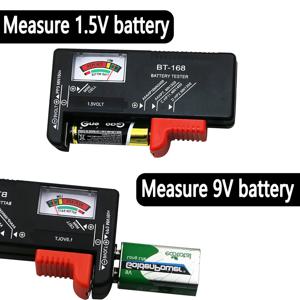 1/2pcs BT-168 배터리 테스터, 범용 배터리 테스터, 가정용 배터리용 배터리 테스터, AAA AA C D 9V 1.5에 적합