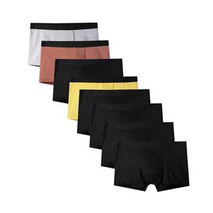 4Pcs 남자 복서 Ventil 망 팬티 속옷 통기성 섹시한 남성 복서 솔리드 속옷 편안한 속옷 남자 복서 뜨거운