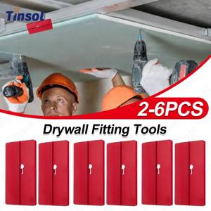 TINSOL 2/4pc 건식벽체 설치 도구 석고보드 고정 도구 천장 위치 조정 플레이트 실내 천장 경사벽 데크 목공 도구