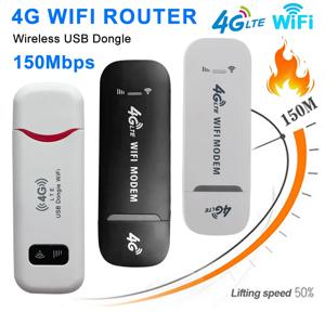 무선 LTE WiFi 라우터 4G SIM 카드 휴대용 150Mbps USB 모뎀 포켓 핫스팟 동글 홈 오피스 WiFi용 모바일 광대역 인터넷