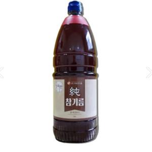 가득찬 순 참기름 1.8L (통참깨100%)