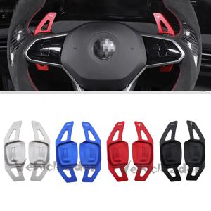 알루미늄 합금 스티어링 휠 시프트 패들 연장 키트 (폭스바겐 TSI 골프8 MK7 MK8 TSI 폴로 MK6 투아렉 티구안 CC 2018 2019-23년식)